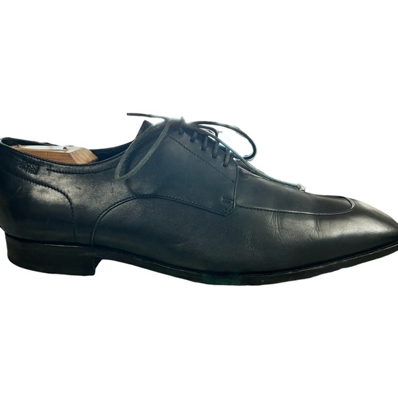 Men's Hugo Boss Remy Oxford US11 Black Shoes Leather